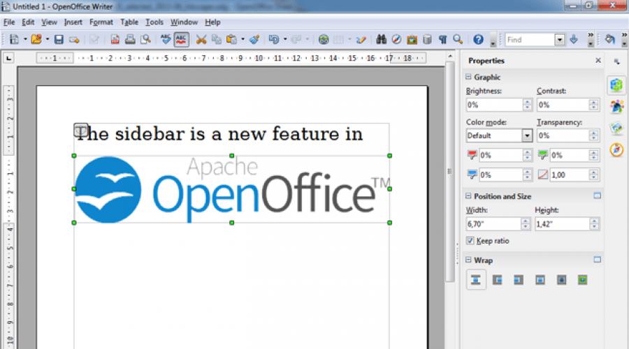 Töltse le az Open Office alkalmazást.  Író: erőteljes szövegszerkesztő