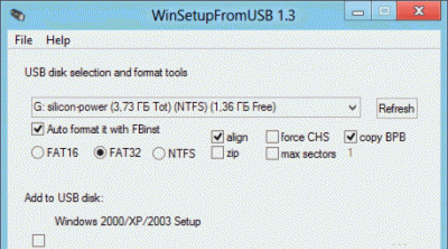 ISO görüntülerini bir USB flash sürücüye yazmak için bir program indirin.  Windows Önyüklenebilir Görüntü Oluşturucu - Önyüklenebilir ISO Oluşturun