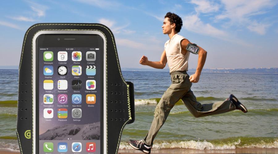 Sports case for iphone 6 on hand.  Sports phone cases