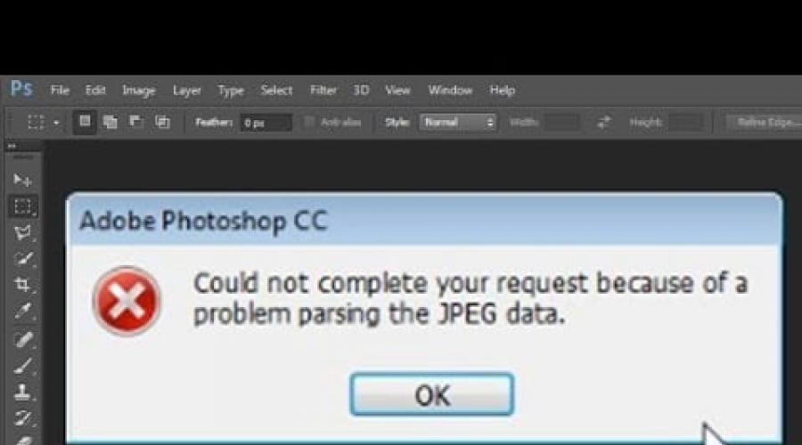 A software error has occurred.  Unable to complete the request there were problems interpreting the jpeg data
