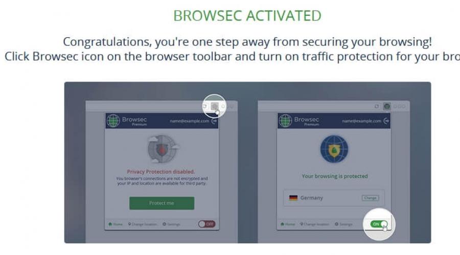 Разширение Browsec - онлайн анонимност на една ръка разстояние.  Три първокласни VPN разширения за инсталиране на Mozilla FireFox в Yandex.Browser