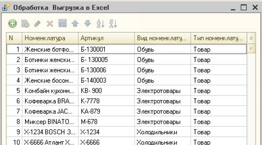 Выгрузить в excel. Выгрузка номенклатуры. Выгрузка из excel. 1с выгрузка в excel. Как выгрузить номенклатуру из 1с 8.3 в excel.