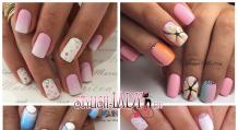 Gradient on nails - variations of fashionable manicure