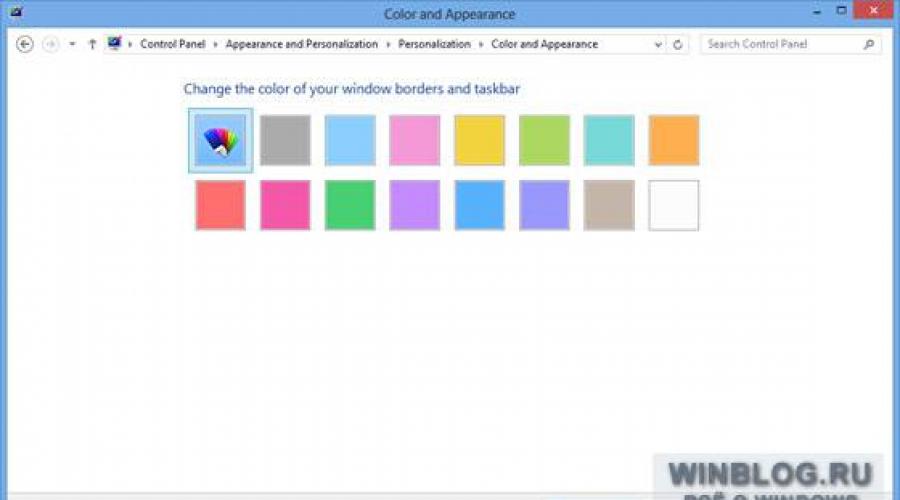 Skrivbordsanpassning i Windows 8