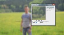 Blurred background: how to make or blur the background in Photoshop cs5 and cs6